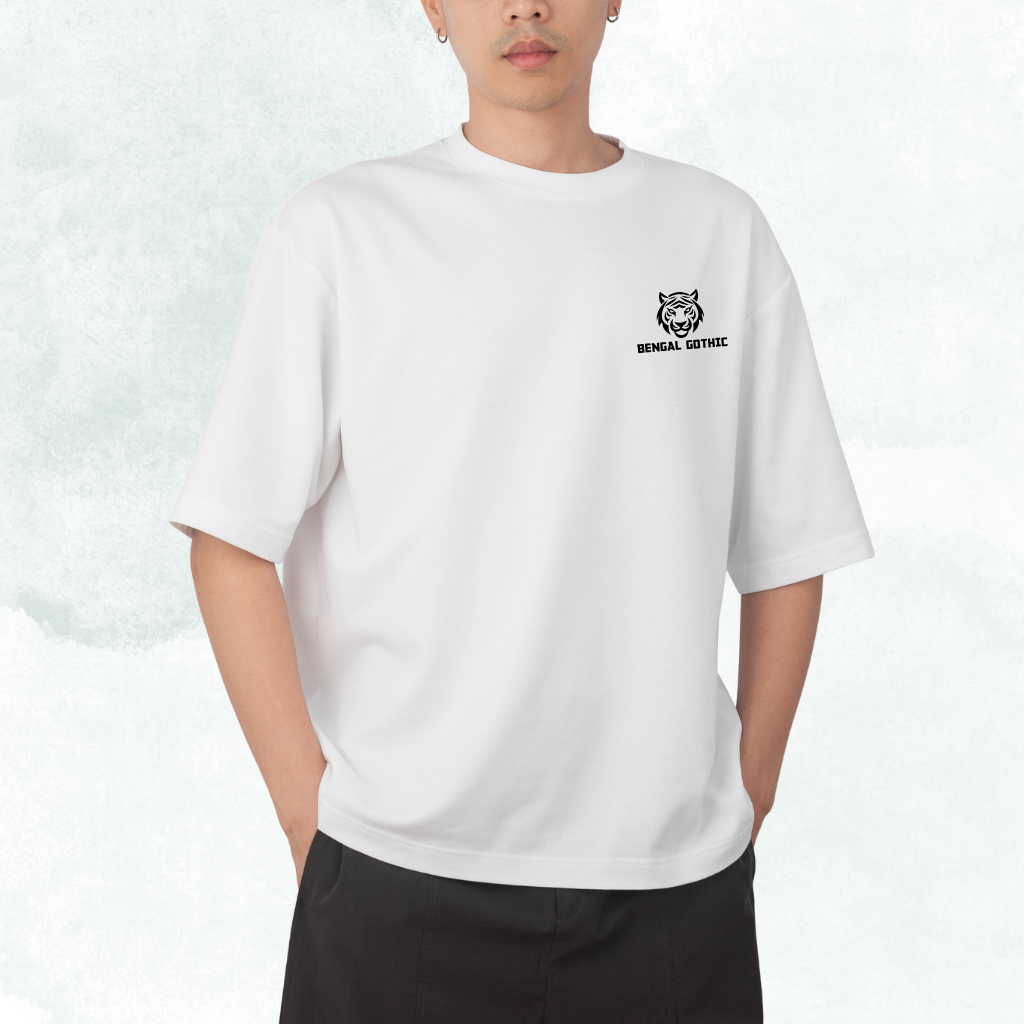 BENGAL GOTHIC (8) Gothic Vibes Oversized T-shirt - Image 2