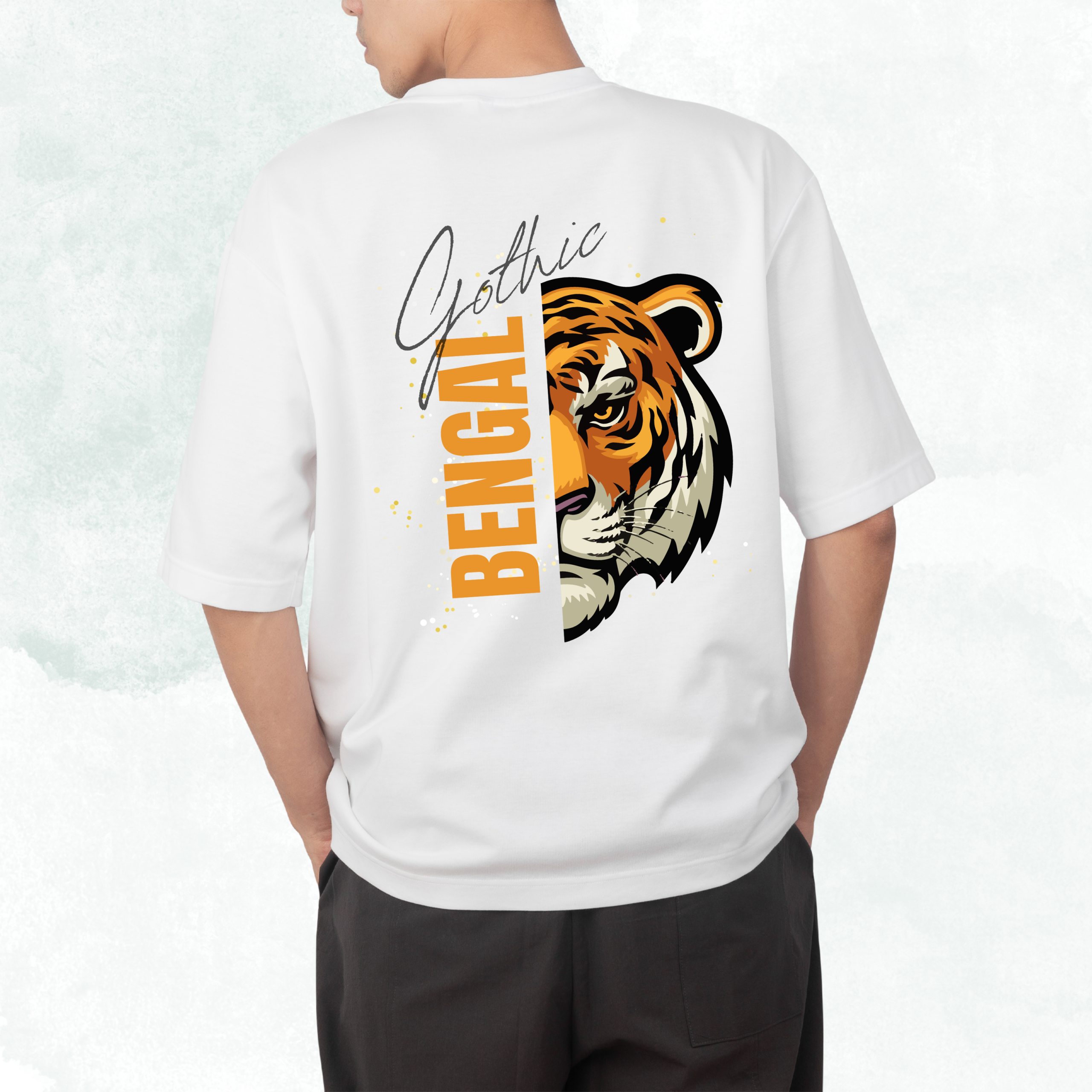 BENGAL GOTHIC TSHIRT Bengal Gothic Oversized T-shirt - Image 1