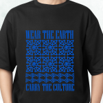 Wear The Earth Black T-shirt - Image 2