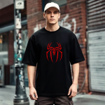Spider Themed Oversized T-shirt - Image 2