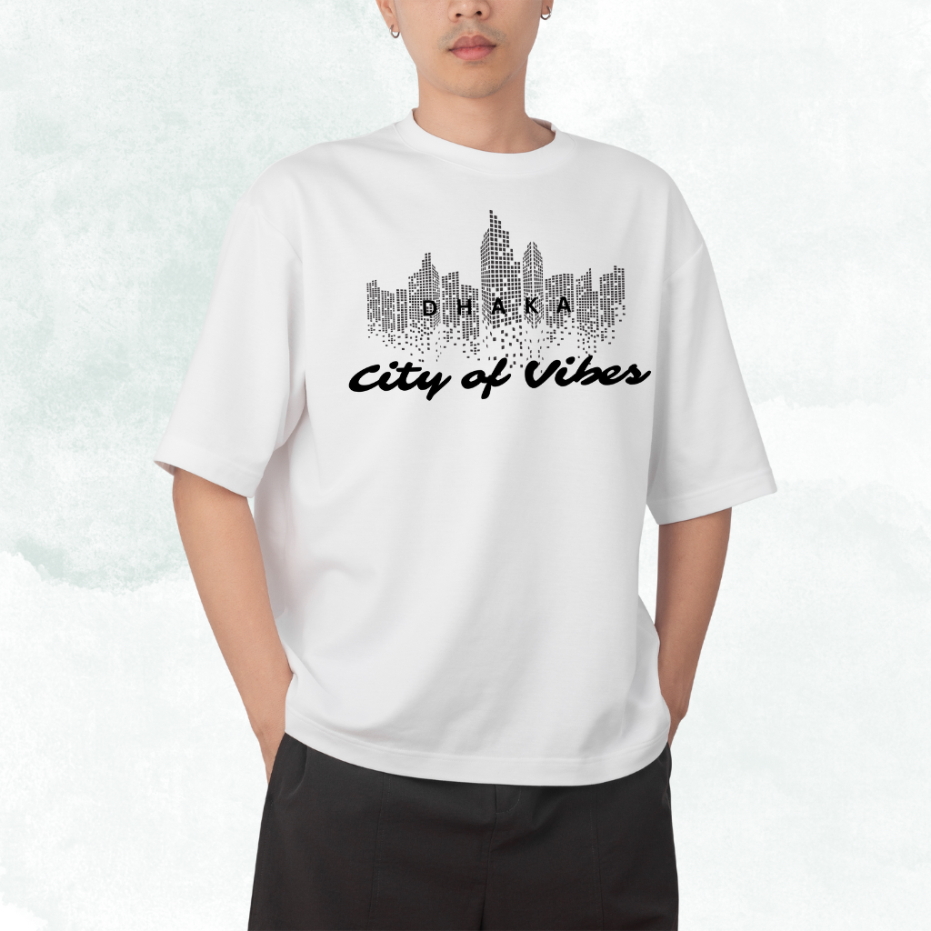 BENGAL GOTHIC (17) City of Vibes White T-shirt - Image 1