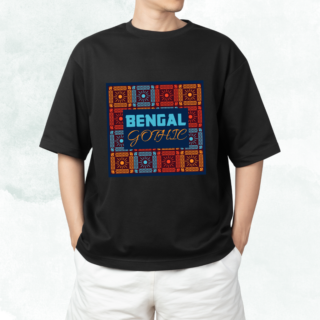 BENGAL GOTHIC (6) Bengal Heritage Oversized T-shirt - Image 1