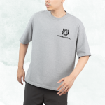 Good Vibes Oversized T-shirt (Ash) - Image 2