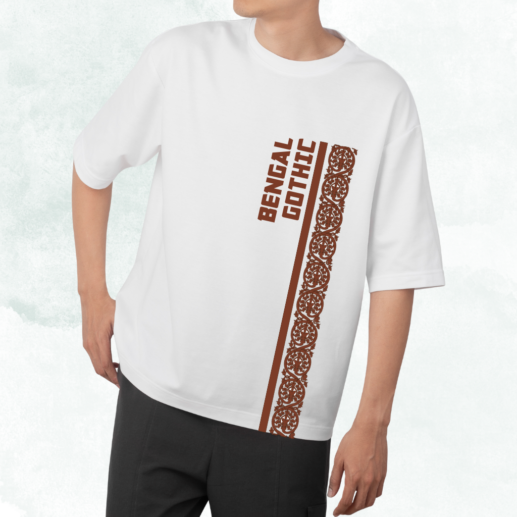 MODERN TERRACOTTA 05 Terracotta Vibes Oversized T-shirt - Image 1