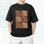 Modern Terracotta Oversized T-shirt